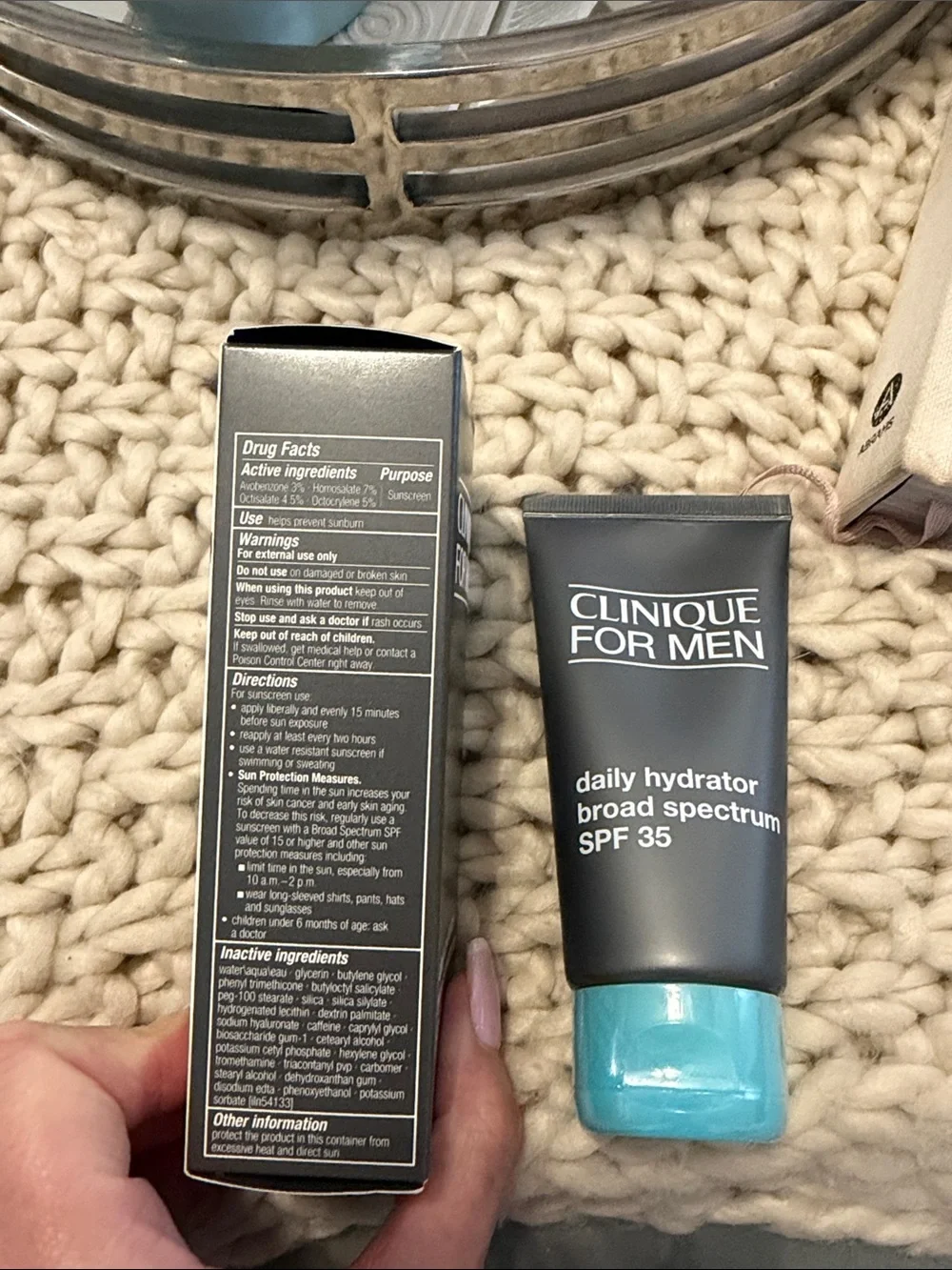 Clinique for men Daily Hydrator Broad Spectrum SPF 35 2.5oz